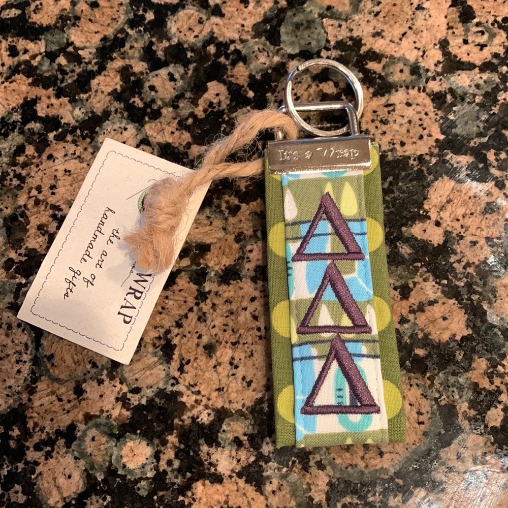 Delta Delta Delta key chain